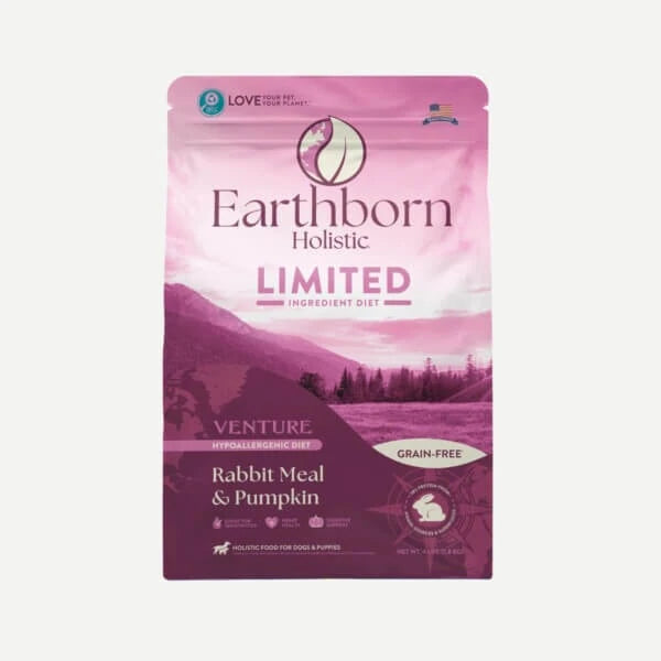 Earthborn Holistic Venture Limited ingredient Grain Free Rabbit Meal and Pumpkin Dry Dog Food