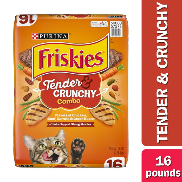 Purina Friskies Dry Cat Food Signature Blend