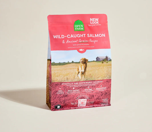 Open Farm Wild-Caught Salmon & Ancient Grains Recipe Dry Dog Food, 11 Pounds