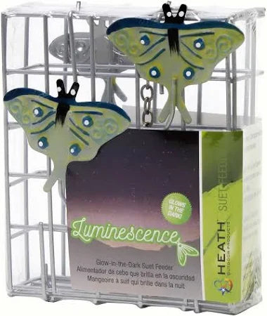 Heath Outdoor Products - Luminescence Glow-in-The-Dark Suet Cage