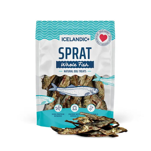 Icelandic+ Whole Fish Sprat Dog Treat 2oz