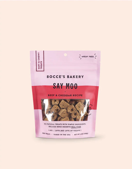 Bocce's Bakery Say Moo Soft & Chewy Treats 6oz
