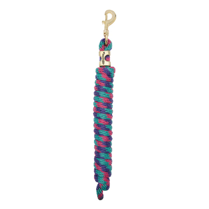Weaver Equine Poly Lead Rope with Solid Brass Snap – 5/8" x 10'