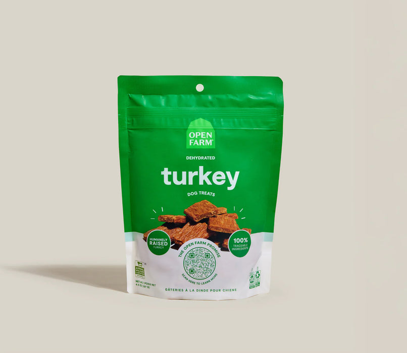 Open Farm Dehydrated Turkey Dog Treat, 4.5 Ounces