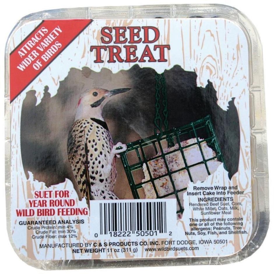 C&S Seed Treat Suet - 11 OZ