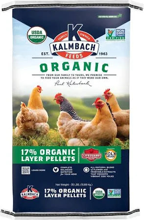 Kalmbach 17% Organic Layer Pellet 35 Lb Bag