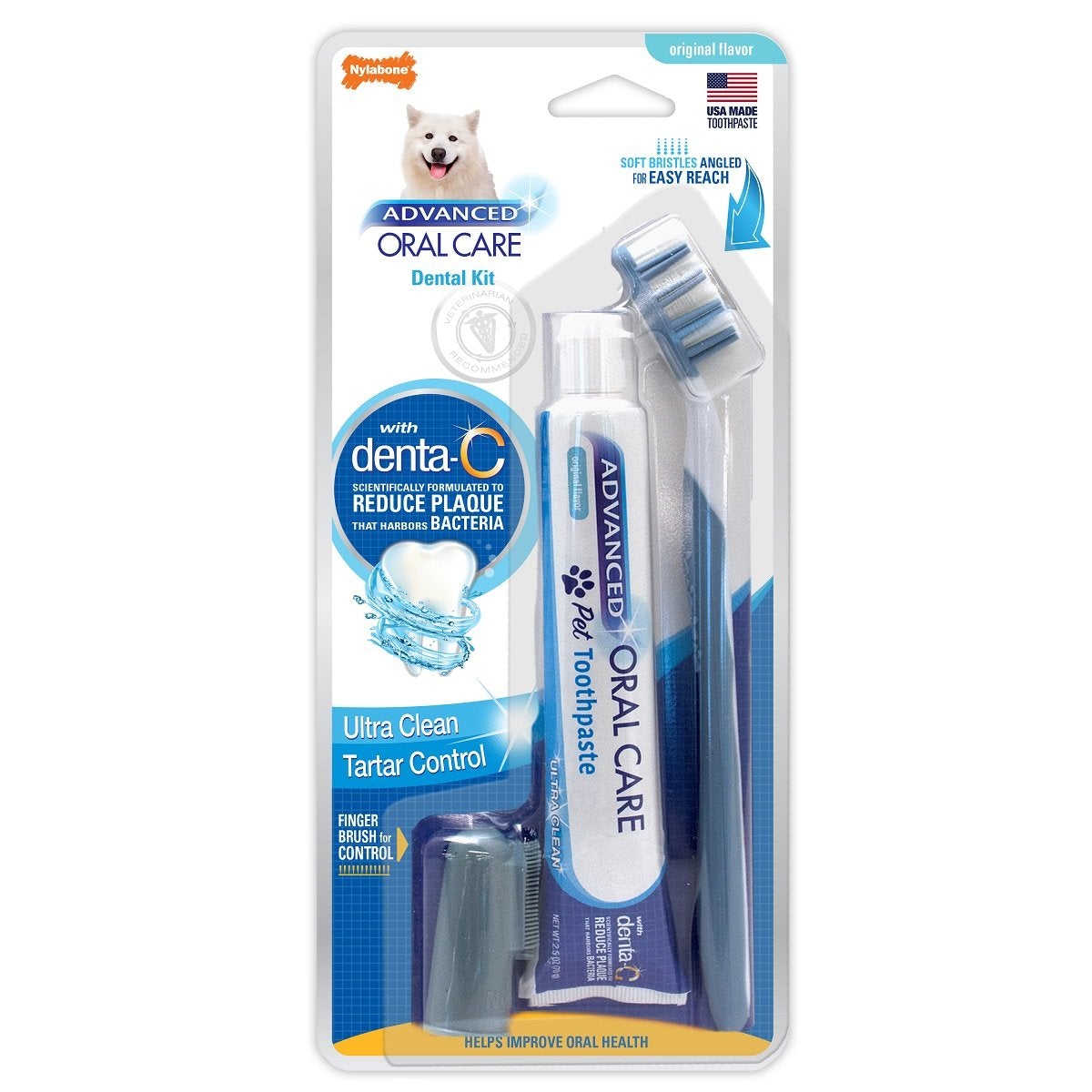 Nylabone Advanced Oral Care Dog Dental Kit — NurturePet Pet Supply
