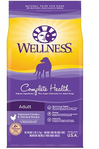 Wellness Complete Health Natural Chicken Recipe Dry Dog Food ...