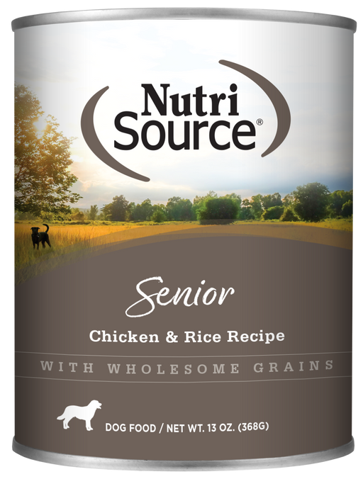 NutriSource Senior Chicken And Rice Canned Dog Food