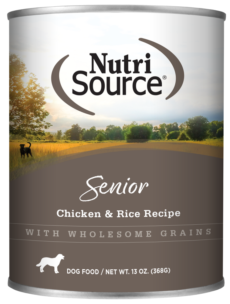 NutriSource Senior Chicken And Rice Canned Dog Food