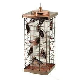Bird Feeder, Tube, Squirrel-Resistant, Holds 1.75-Lbs.