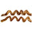 Dog Treats, Curly Q Steer Pizzle, 6-8-In.
