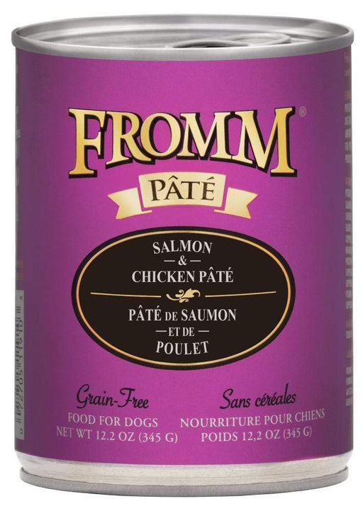 Fromm Grain Free Canned Salmon & Chicken Pâte Dog Food