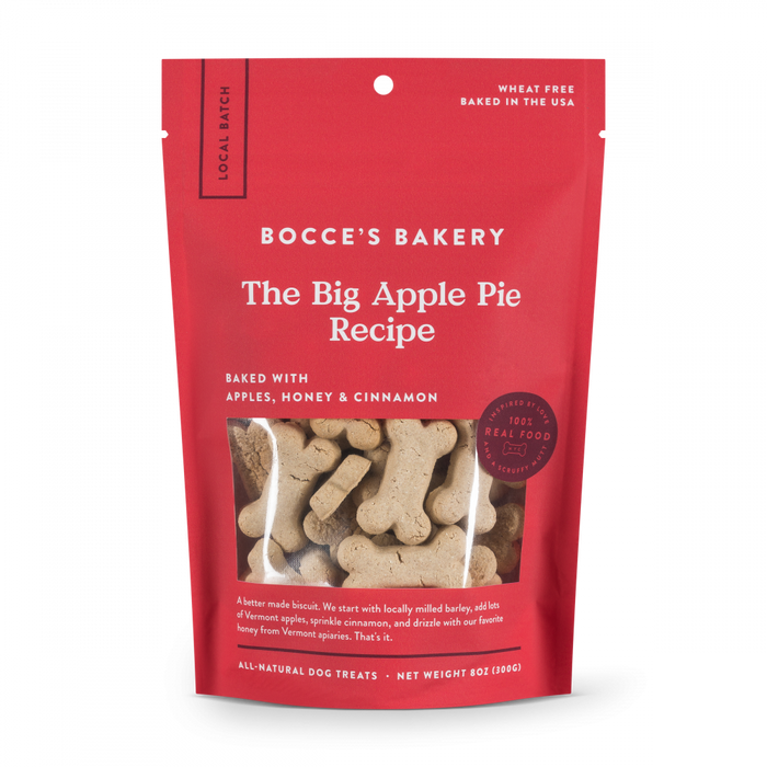 Bocce's Bakery The Big Apple Pie All Natural Dog Biscuits