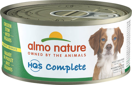 Almo Nature HQS Complete Chicken Stew With Veggies Canned Dog Food