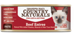 Grandma Mae's Country Naturals Beef Entree Pate Canned Wet Food For Cats 2.8oz/24
