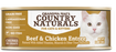 Grandma Mae's Country Naturals Grain Free Beef & Chicken Chunks in Gravy Canned Wet Food for Cats 2.8oz/24