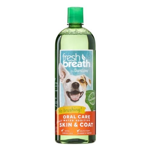 Tropiclean ORAL CARE WATER ADDITIVE FOR DOGS PLUS SKIN AND COAT