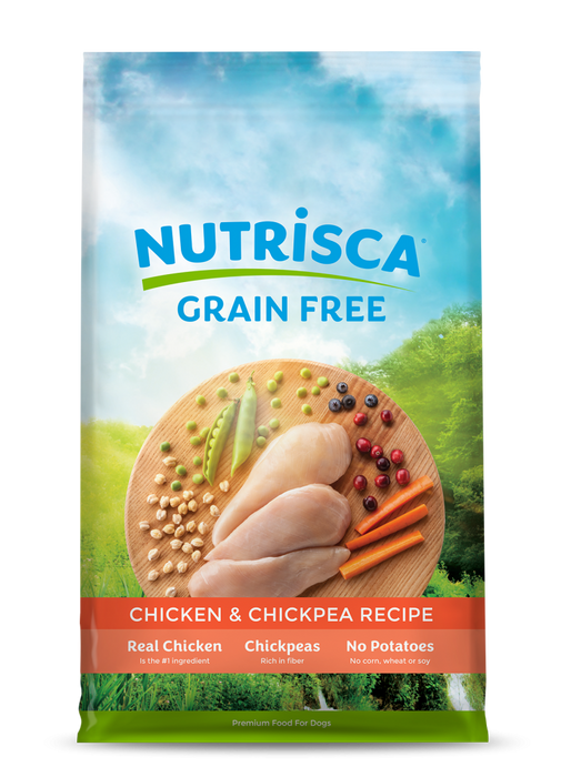 NUTRISCA Grain Free Chicken and Chickpea Recipe Dry Dog Food