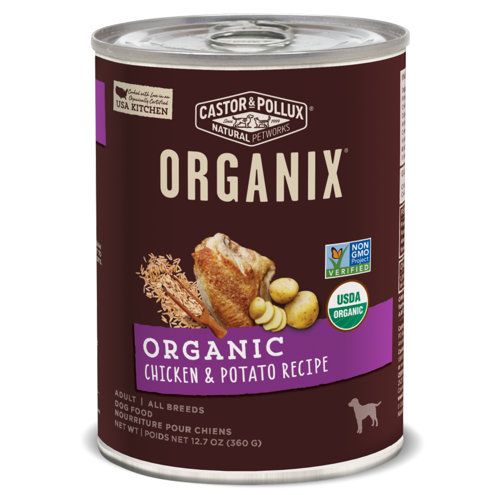 Castor and Pollux Organix Chicken And Potato Formula Canned Dog Food