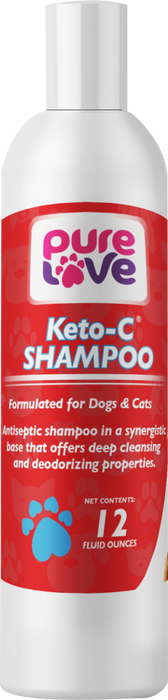 Pure Love Ketoconazole 1%, Chlorhexidine 2% Shampoo for Dogs and Cats