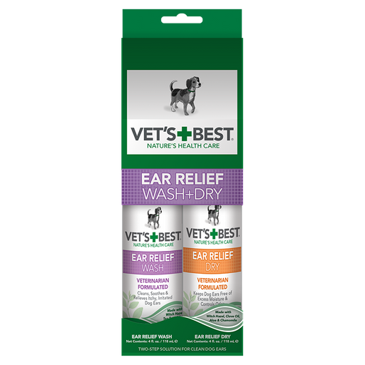Vet's Best Ear Relief Wash + Dry