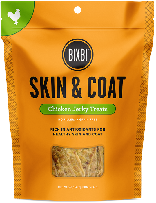 Bixbi Skin & Coat Chicken Breast Jerky Dog Treats