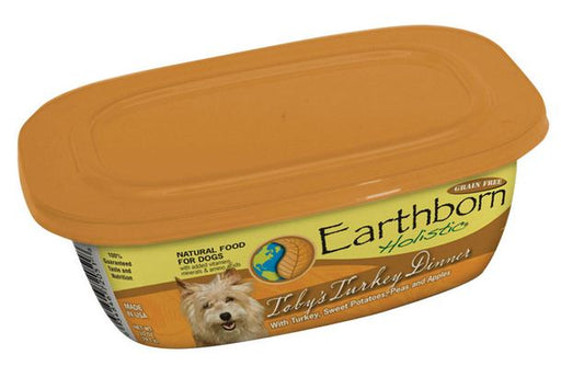 Earthborn Holistic Toby's Turkey Dinner Gourmet Dinners Grain Free Moist Dog Food Tubs