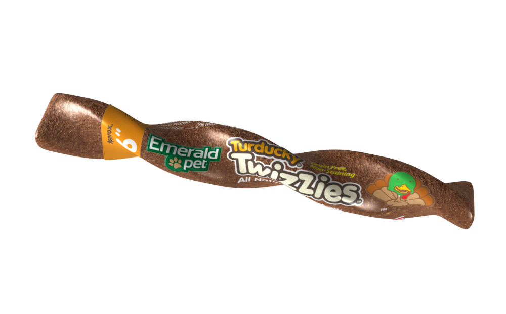 Emerald Pet Turducky Twizzies Natural Dog Chew