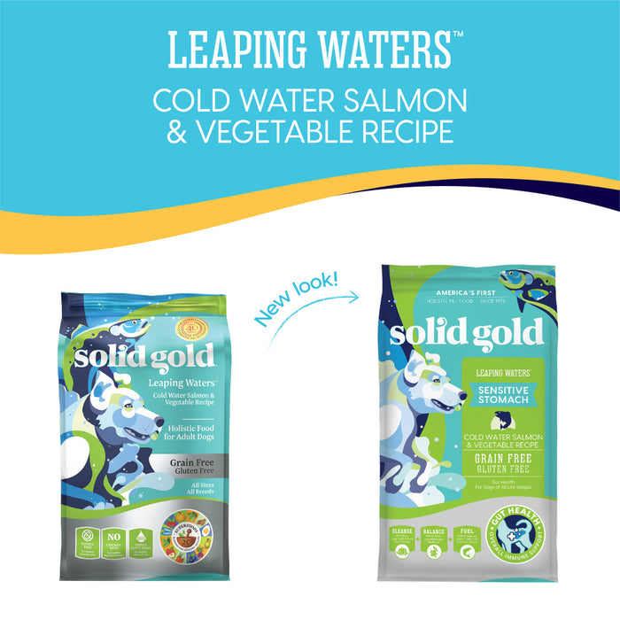 Solid Gold Leaping Waters Adult Cold Water Salmon and Vegetable Recipe Dry Dog Food