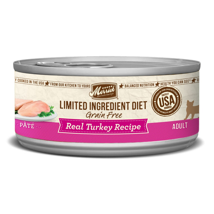 Merrick Limited Ingredient Diet Grain Free Real Turkey Pate Wet Cat Food