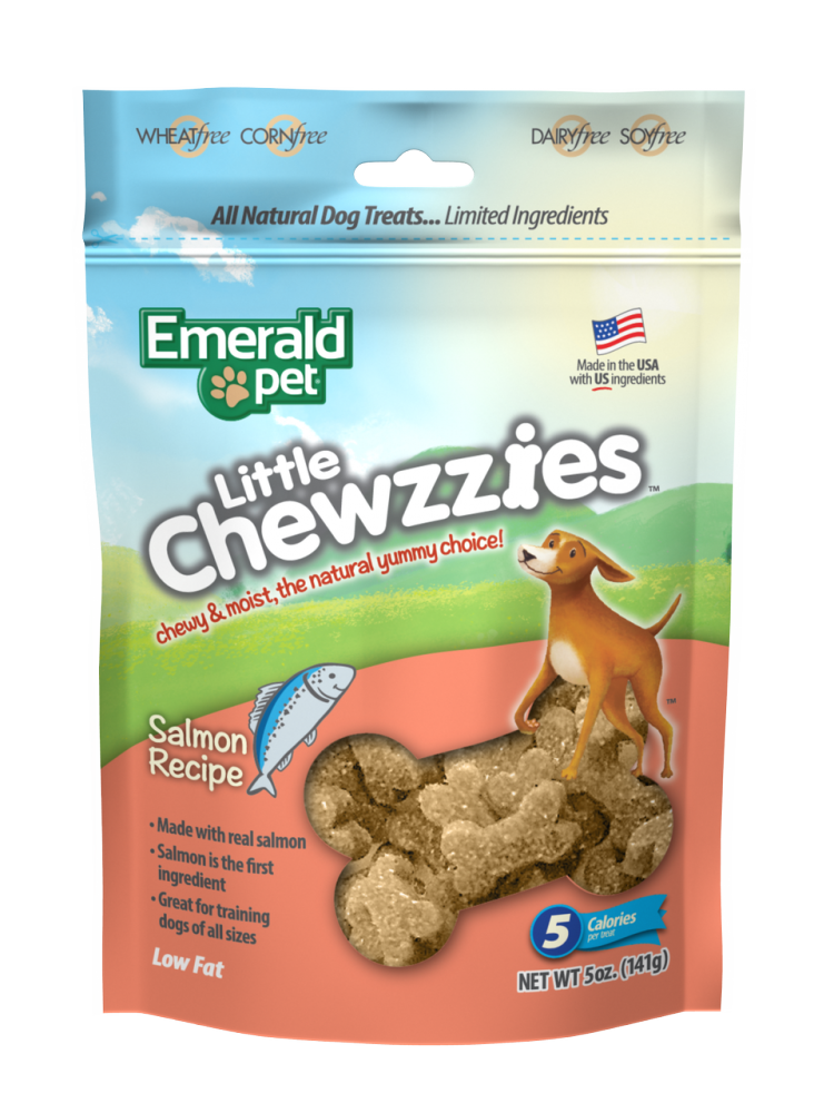 Emerald Pet Little Chewzzies Salmon Recipe Dog Treats