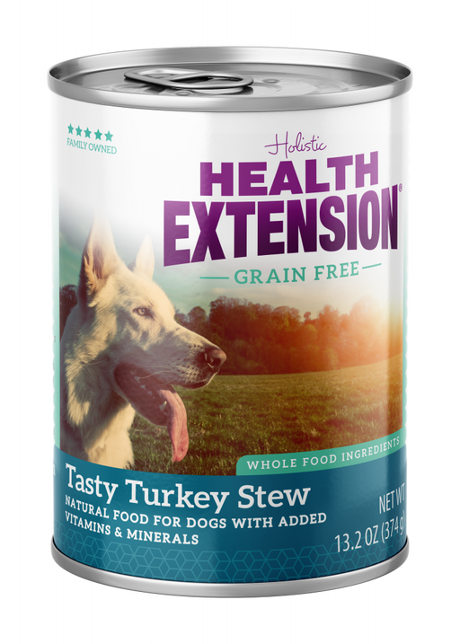 Health Extension Grain Free Tasty Turkey Stew Canned Dog Food