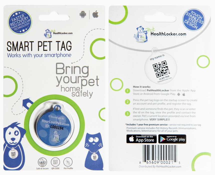 PetHealthLocker Smart Pet Tag — NurturePet Pet Supply