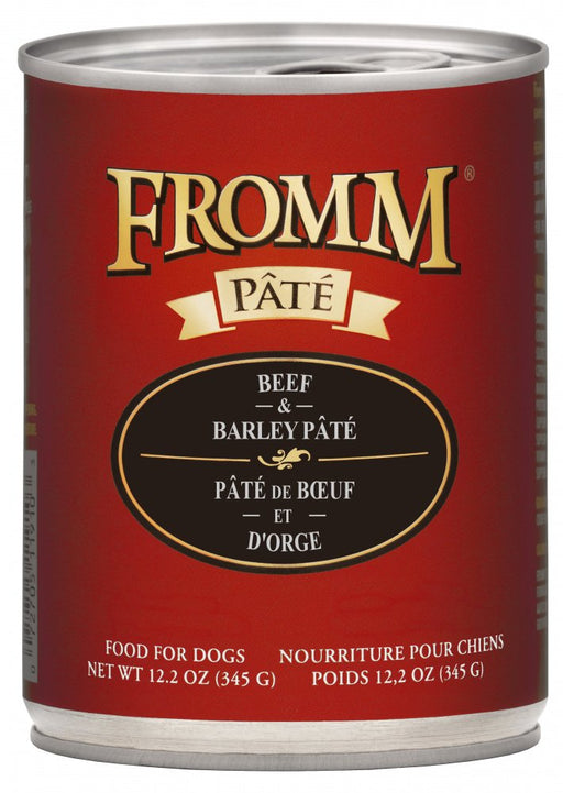 Fromm Canned Beef & Barley Pâte Dog Food