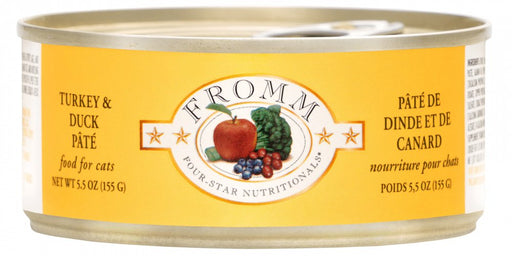 Fromm Four Star Canned Turkey & Duck Pâte Cat Food