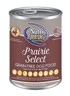 Nutrisource prairie select outlet dog food