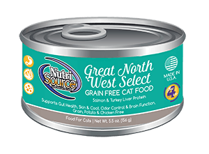 NutriSource Grain Free Great Northwest Select Canned Cat Food