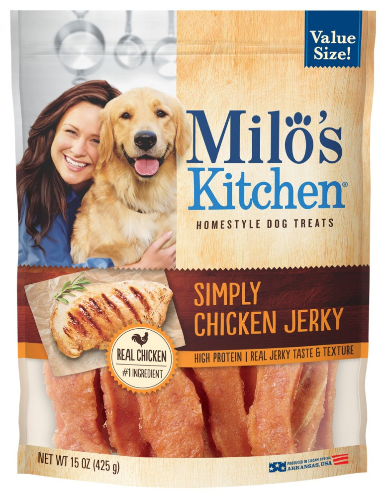 Milo's Kitchen Grain Free Simply Chicken Jerky Dog Treats