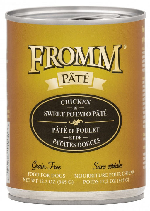 Fromm Grain Free Canned Chicken & Sweet Potato Pâte Dog Food