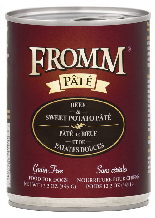 Fromm Grain Free Canned Beef & Sweet Potato Pâte Dog Food