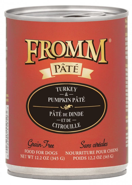Fromm Grain Free Canned Turkey & Pumpkin Pâte Dog Food