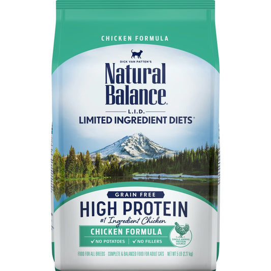 Natural Balance L.I.D. High Protein Chicken Formula Dry Cat Food