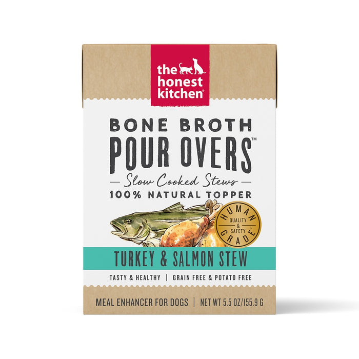 The Honest Kitchen Pour Overs Grain Free Turkey Salmon Stew