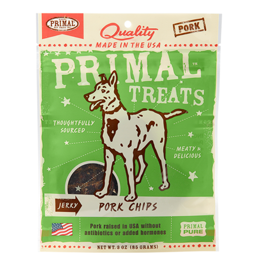 Primal Grain Free Jerky Pork Chips Dog Treats