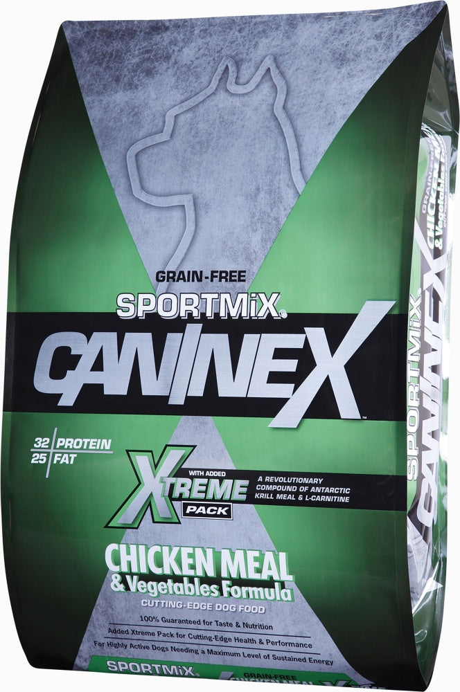 dog food with l carnitine SPORTMiX CanineX Grain Free Chicken Meal & Vegetables Recipe Dry Dog F — NurturePet Pet Supply