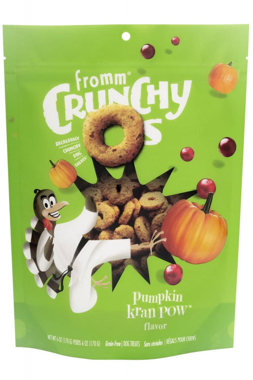 Fromm Grain Free Crunchy Os® Pumpkin Kran POW® Flavor 6oz Bag of Dog Treats