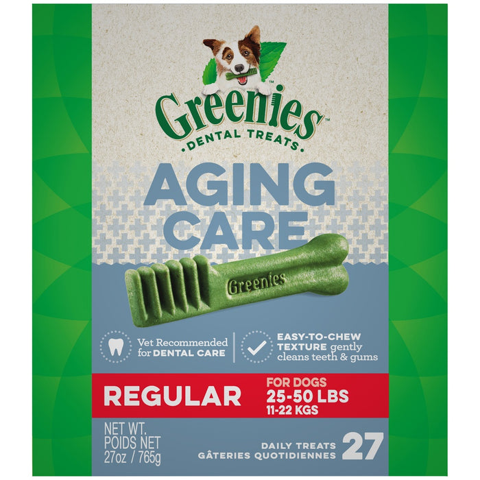 Greenies Aging Care Regular Size Dental Care Dog Treats