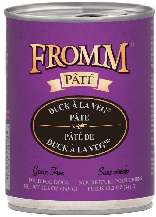 Fromm Grain Free Canned Duck À La Veg® Pâte Dog Food