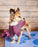 Pet Life Dog Helios Eboneflow Purple Flexible Performance Breathable Yoga Dog T-Shirt